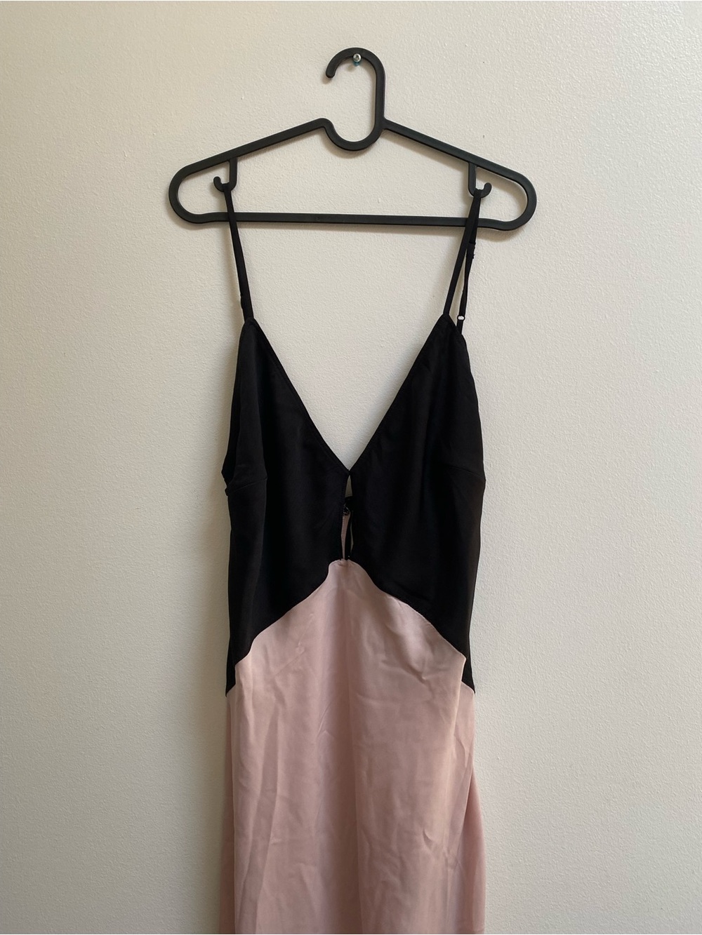 LyreBird Silky Colorblock Maxi Slip Dress M - Picture 5 of 14